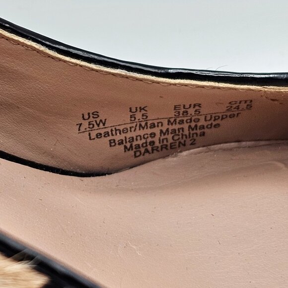 Franco Sarto Leopard Print Pointed-Toe Heels – Size 7.5 - Picture 7 of 8